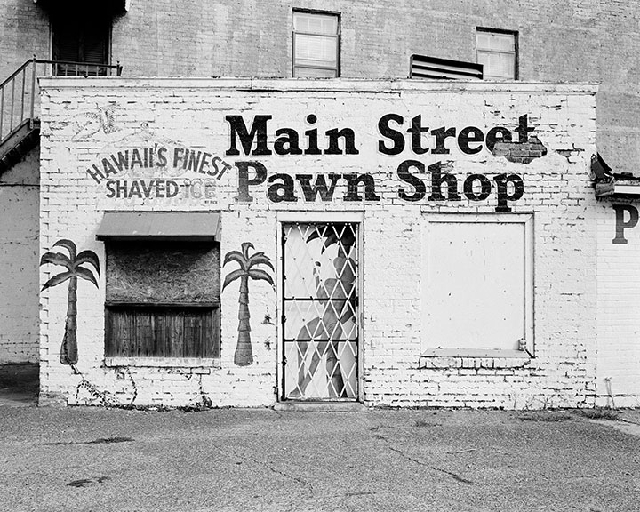 Shaved-Ice-Pawn-Shop Marks MS: corner of Main St. and MLK Jr. Blvd.
