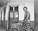 woman on bike Australia